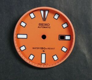 NEW AFTERMARKET DIAL FOR 4205-014B LADIES AUTOMATIC DIVER WATCH ORANGE! 