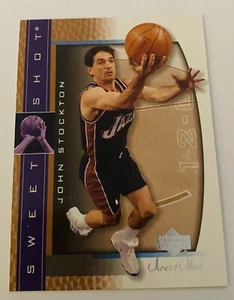2003-04 Upper Deck Sweet Shot Basketball Card #86 John Stockton - Picture 1 of 2