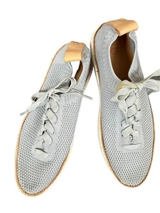 UGG Shoes Sneakers Womens Sidney Knit Gray Lace Up Casual Light - Picture 1 of 5