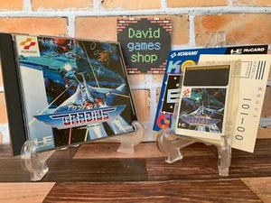 NEC PC Engine KONAMI Gradius HuCard Japan w/Box Instructions Reg Card - Picture 1 of 11