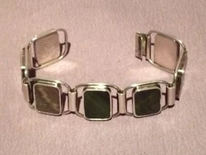 Art Deco Armband_835 Silber_Perlmutt_signiert W.Rolff, Hamburg_um 1920-30 - Bild 1 von 11