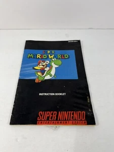 Super Mario World Nintendo SNES Anleitung Booklet Manual Original OEM - Bild 1 von 8