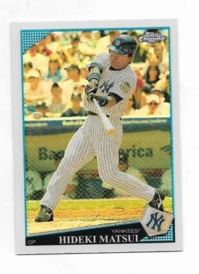 2009 Topps Chrome Hideki Matsui (Yankees) REFRACTOR #29 - Image 1 of 2