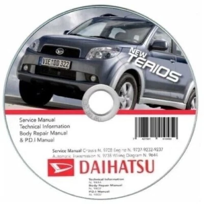 Daihatsu NEW TERIOS manuale officina su cd - Immagine 1 di 4