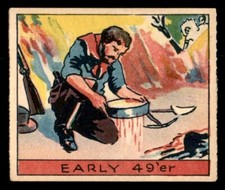 1933 R128 Western Strip Card #14 Early 49'Er EX