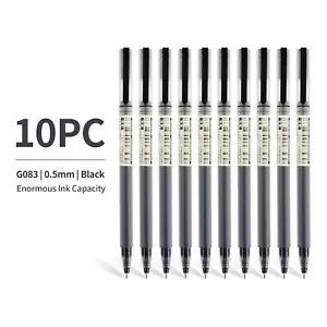 10 Pcs 0.5mm Extra Gel Ink Pen Rollerball Ballpoint Pen School Office Stationery - Bild 1 von 9