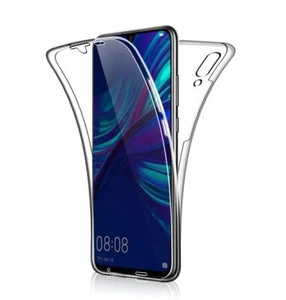 Pour Huawei Coque Gel Protection 360 INTEGRAL Transparent silicone - Photo 1 sur 4