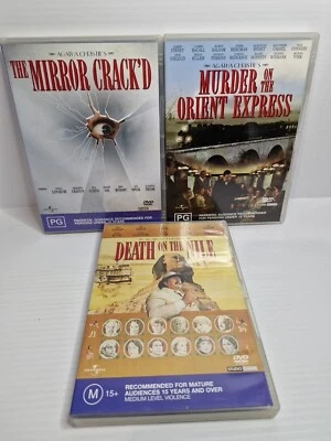 Agatha Christie DVD Bundle Movie Drama Crime Thriller Mystery Murder Death Lot 3 - Image 1 of 4