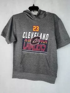 Cleveland Cavaliers Basketball LeBron James Youth Large Short Sleeve Sweatshirt - Picture 1 of 3