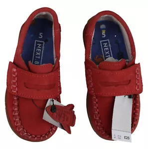 Baby Boy's Red NEXT Shoes Size 5 RRP £25 DEFECTS - Picture 1 of 10