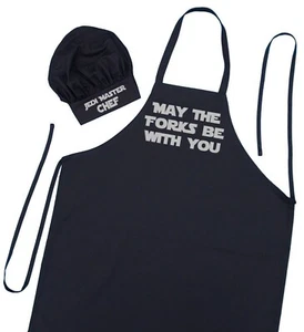 Star Wars Novelty Apron and Chef Hat Set | Barbecue Apron Gift by CoolAprons - Picture 1 of 3