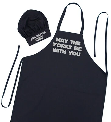 Star Wars Novelty Apron and Chef Hat Set | Barbecue Apron Gift by CoolAprons