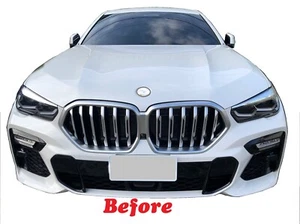 Brand New 2019+ M-Performance Glossy Black Front Kidney Grille For BMW X6 G06 - Picture 1 of 4