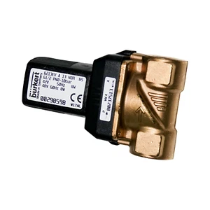 Válvula magnética Bürkert latón 1/2" pulgadas 42V - 10 bar, válvula de agua, sin electricidad - Imagen 1 de 7
