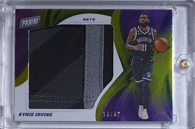 2022 Panini Kyrie Irving #PATCH /82 Jumbo 3 Color Jersey "Player of the Day" - Image 1 of 4