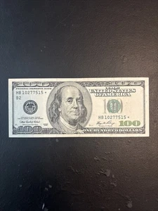 $100 bill (One Hundred Dollar Bill) - Star Note -2006 Series - Picture 1 of 2