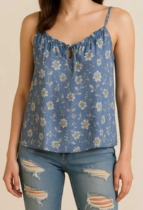 Oscar De La Renta Floral Camisole Cami Coquette Balletcore Lingerie Top Size M - Picture 1 of 8