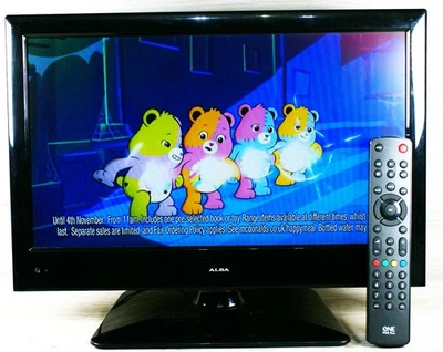 ALBA AELKDVD1988 19 Inch LED TV DVD Combi + Remote Ideal For Caravan Camper Van - Image 1 of 4