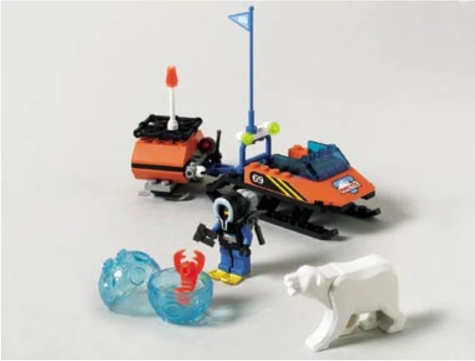 LEGO 6586 Town: Polar Scout 99,5% полный просто отсутствует наклейки - Изображение 1 из 3