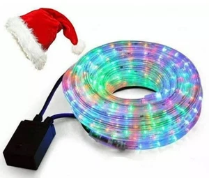 LED LICHTRÖHRE WEIHNACHTSBELEUCHTUNG WASSERDICHT FÜR AUSSEN RGB MULTICOLOR 20 MT - Bild 1 von 2