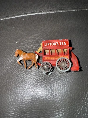 Vintage Matchbox/Lesney Models Of Yesteryear No. 12 Lipton's Tea Horse Drawn Bus - Image 1 of 2