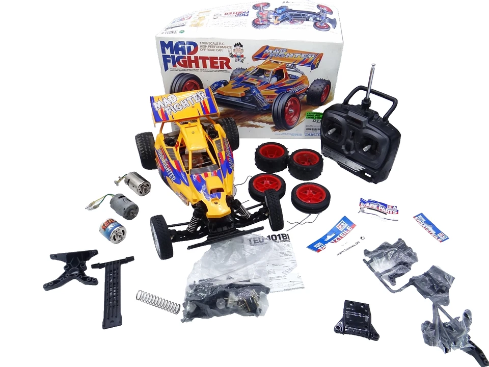 Mad Fighter Buggy Ferngesteuert 1/10 Vintage RC Tamiya OVP Chassis + Ersatzteile - Bild 1 von 4