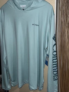 Columbia Herren Omni-Shade UPF 50 Rapid Creek LS Hoodie Shirt XL Neuwertig Neu mit Etikett - Bild 1 von 4