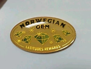 Norwegian Cruise Line Latitudes Rewards Anstecknadel NCL Schiff Edelstein - Bild 1 von 5