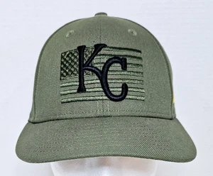 Kansas City Royals New Era 59FIFTY 2023 Armed Forces Day Fitted Hat Size 7 1/4 - Picture 1 of 16