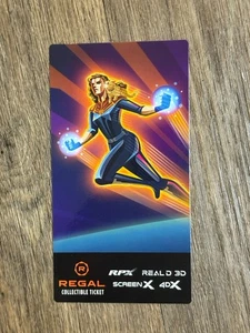 Boleto coleccionable de The Marvels - Capitana Marvel - Regal - Imagen 1 de 2