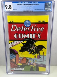 DC Comics Detective Comics: Faksimile Edition #27 2022 CGC 9.8 - Bild 1 von 3