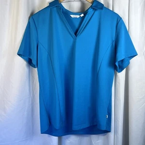 Lady Hagen Golf donna scollo a V colletto atletico S/s Active XL turchese usato in ottime condizioni - Foto 1 di 12