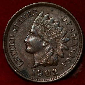 1902 Philadelphia Mint Indian Head Cent - Picture 1 of 2