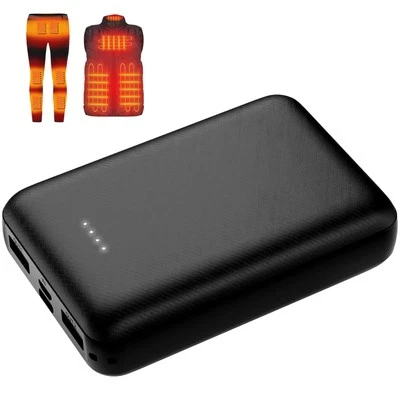 5V 10000mAh Rechargeable Battery Pack for Heated Vests Jackets Hoodies - Image 1 of 4