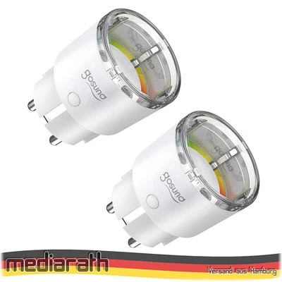 2X Gosund SP111 16A 3680W Consumption Meter WIFI Tasmota 15 Optional Calibrated - Image 1 of 4