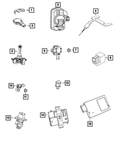 Genuine Mopar Rain Sensor 68709718AA - Picture 1 of 5