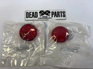 Harley new OEM 68217-00 pair bullet turn signal lens lenses - Picture 1 of 2