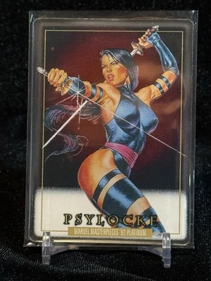 2024 Upper Deck Marvel Masterpieces '92 Plexi Psylocke #65 - Image 1 of 2