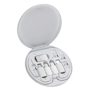 `Tragbarer Adapter Kabel Umwandlung Aufbewahrungsbox Multi Typ Ladeleitung C - Photo 1/14