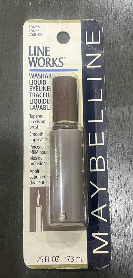 Maybelline Lineworks Taupe 250L-08 Liquid Eyeliner .25oz 041554634921 NEW Sealed - Image 1 of 1