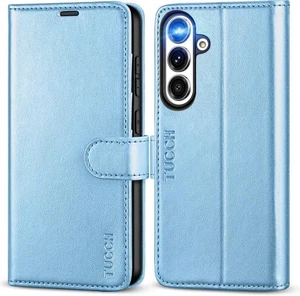 TUCCH PU Leather Case for Galaxy S25 Plus (6.7") 5G 2025, Magnetic Wallet Folio - Picture 1 of 9