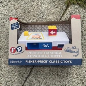 FISHER PRICE CLASSIC POCKET CAMERA RETRO TOYS BRAND NEW BOXED PLAY CAMERA NEW - Picture 1 of 6