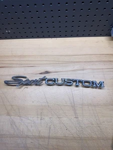 1970 1971 1972 Ford Truck Sport Custom Bedside Emblem Badge OEM - Picture 1 of 2
