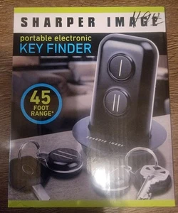 Buscador de llaves electrónico portátil de imagen más nítida alcance de 45 pies negro dos llaveros inalámbricos - Imagen 1 de 7