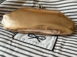 Rare Anya Hindmarch Gold Maud Clutch Bag. - Picture 1 of 7