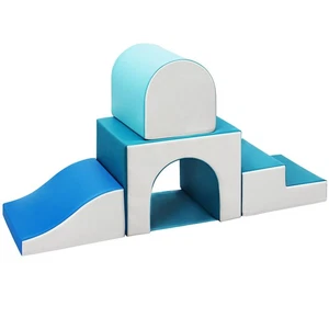 Soft Play Sets Indoor - 4 Stück PU Leder Baby Schaumstoff Bauspielzeug für - Bild 1 von 5