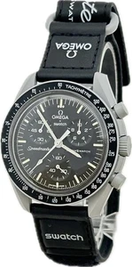 Omega x Swatch Speedmaster Mission To The Moon SO33M100 Mens Excellent A4833 - Picture 1 of 11