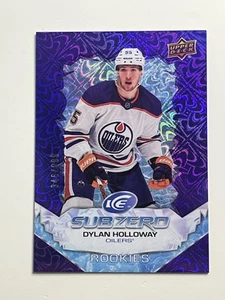 2022-23 Upper Deck Ice Dylan Holloway Subzero Purple /999 #SZ-DH (RC) - Picture 1 of 3