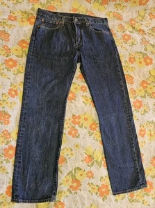 Pantalones de mezclilla de colección 1996 Levis 501 botón mosca para hombre 32x30 azul medio lavado súper bonitos - Imagen 1 de 17