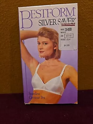 Sutiã Bestform VINTAGE prata economizador 34B novo com etiquetas na caixa branco - Imagem 1 de 4